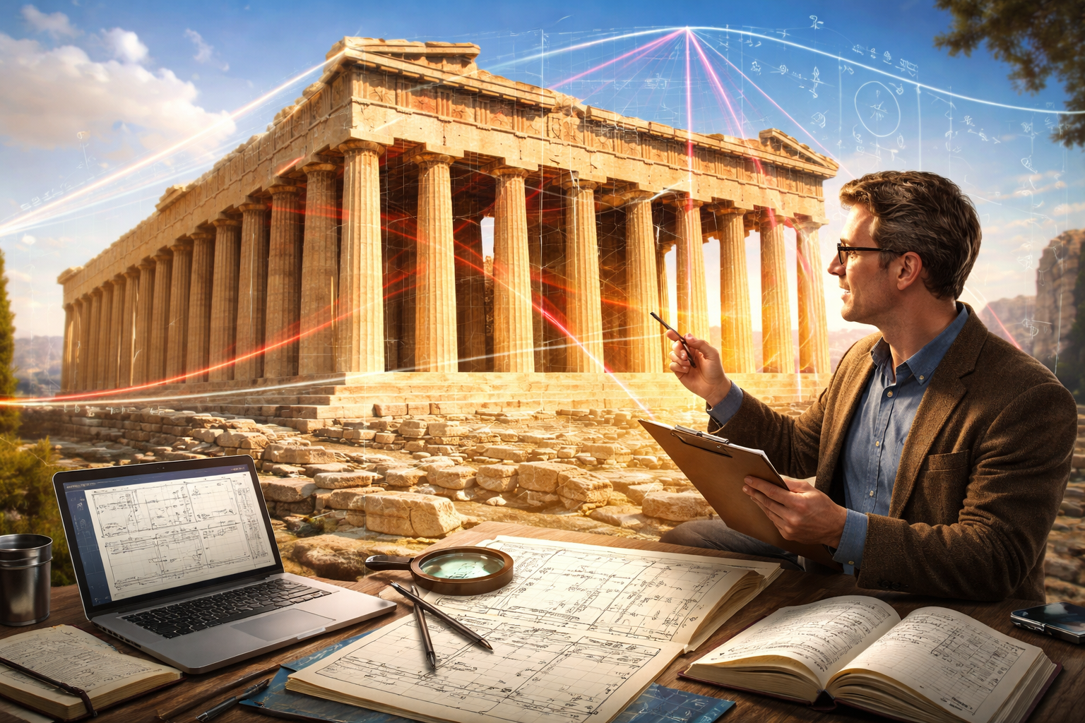 UK Mathematician Disproves Long-Held Optical Illusion Myths About the Parthenon
