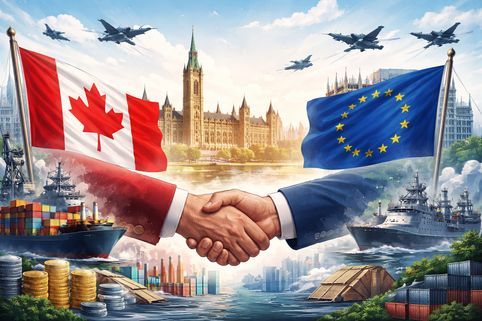 Canada and EU Explore Closer Partnership to Strengthen Economic and Defense Ties