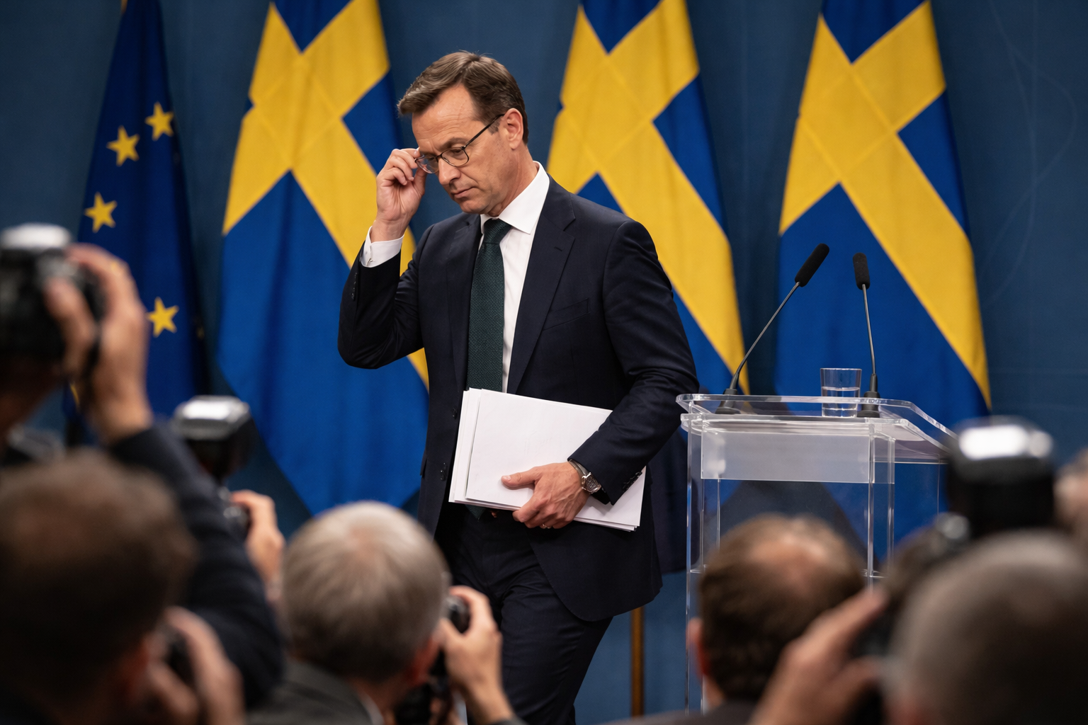Swedish Prime Minister Ulf Kristersson Resigns After Narrow Election Loss