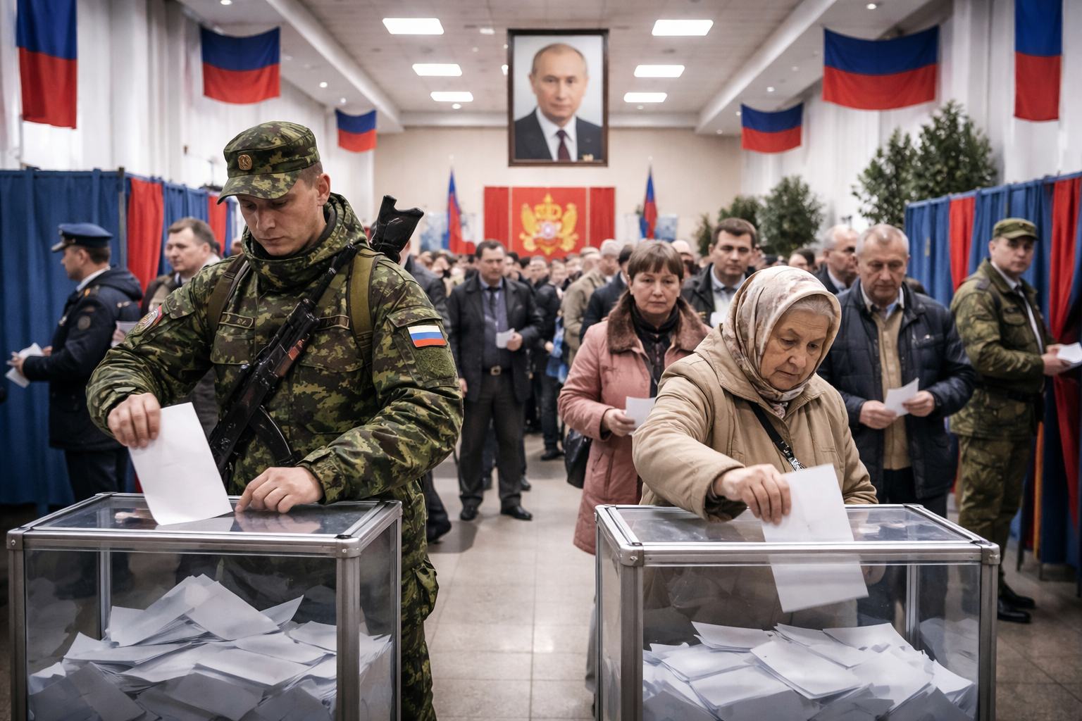 Russians Vote in State Duma Election Amid Ukraine War and Kremlin Control