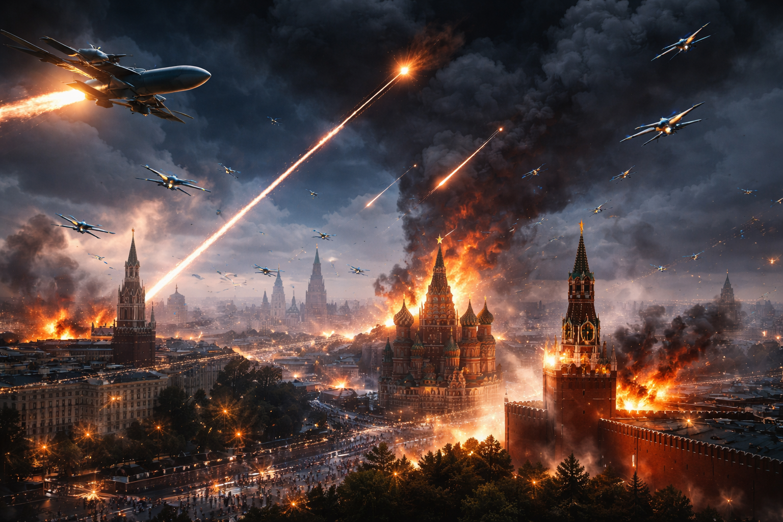 Ukraine Launches Major Drone and Ballistic Missile Strike on Moscow Amid Russian Elections