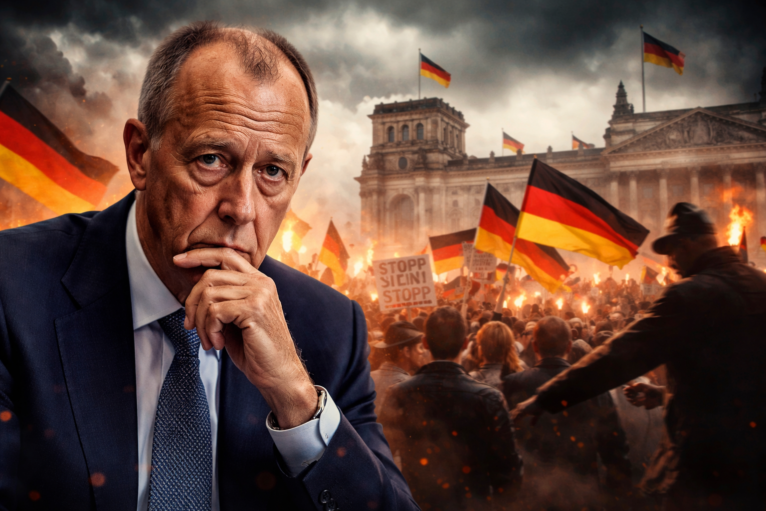 Germany’s Chancellor Friedrich Merz Faces Pressure to Shift Strategy Amid Far-Right Rise