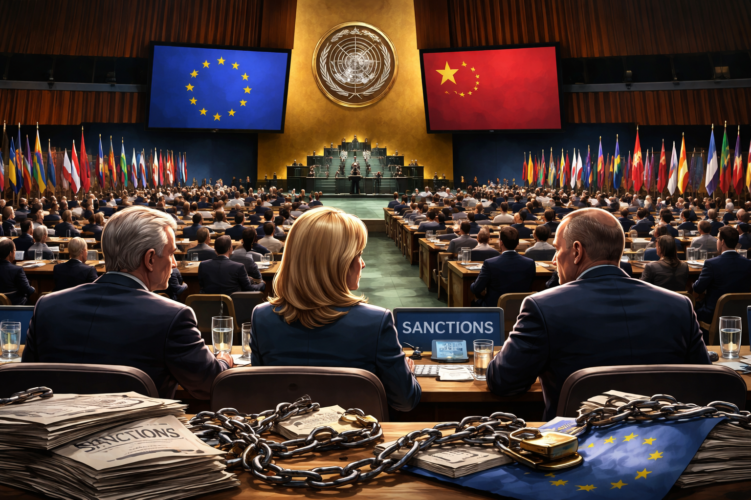 EU Faces Deadlock Over Sanctions Review Amid UN General Assembly Discussions