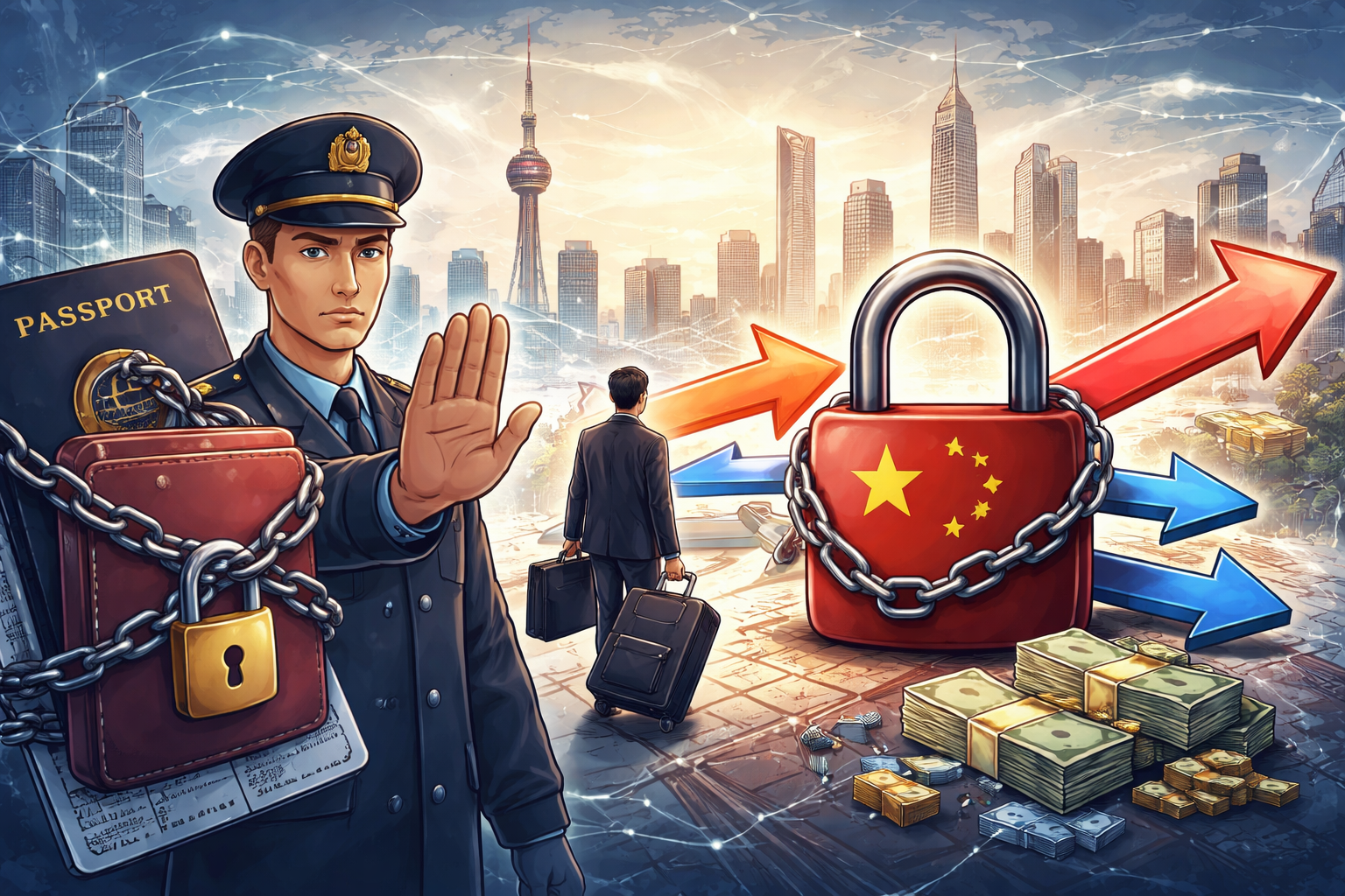 China Implements New Travel Restrictions to Retain Tech Talent and Limit Capital Outflows