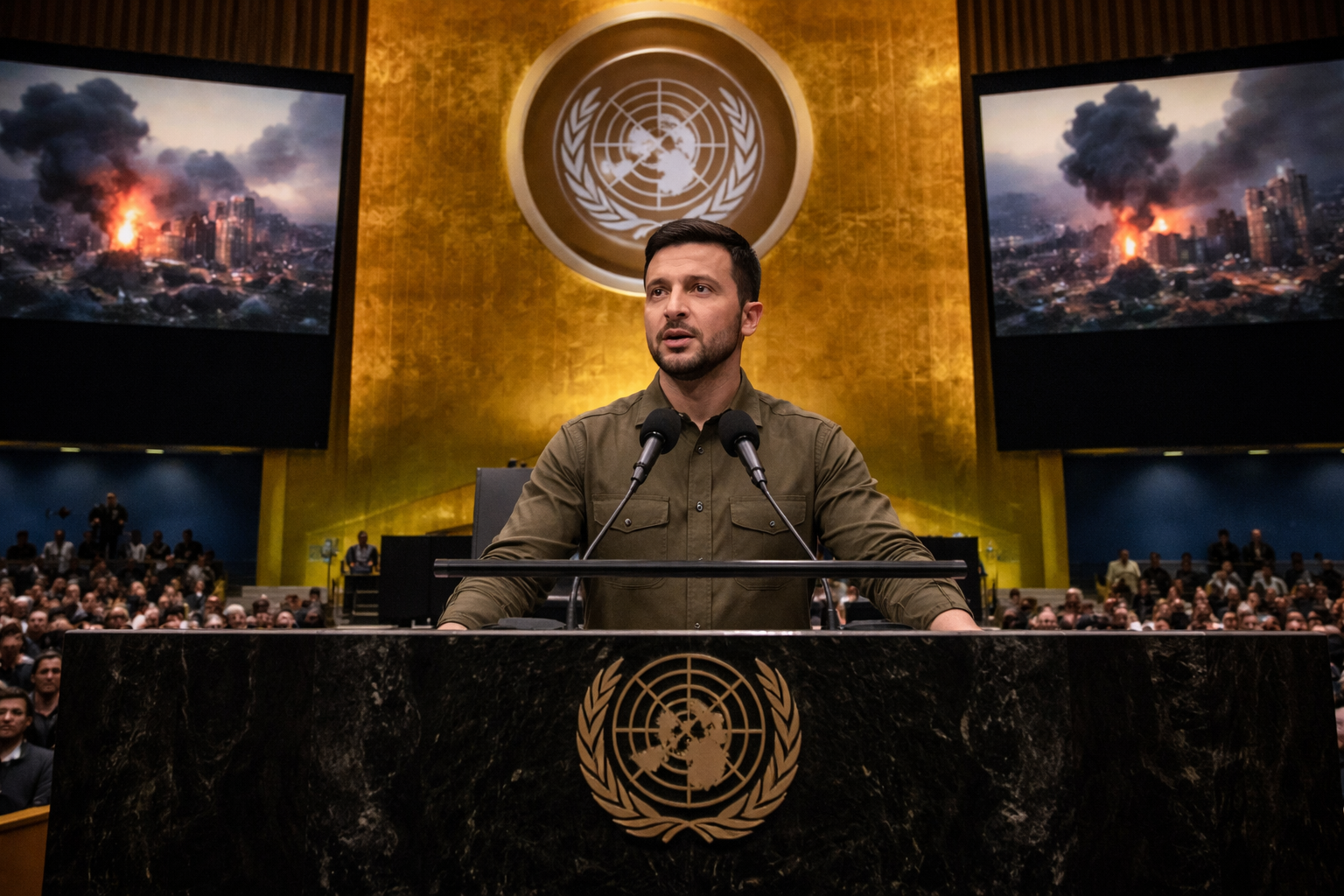 Zelenskyy to Address UN General Assembly Following Intense Russian Strikes on Kyiv