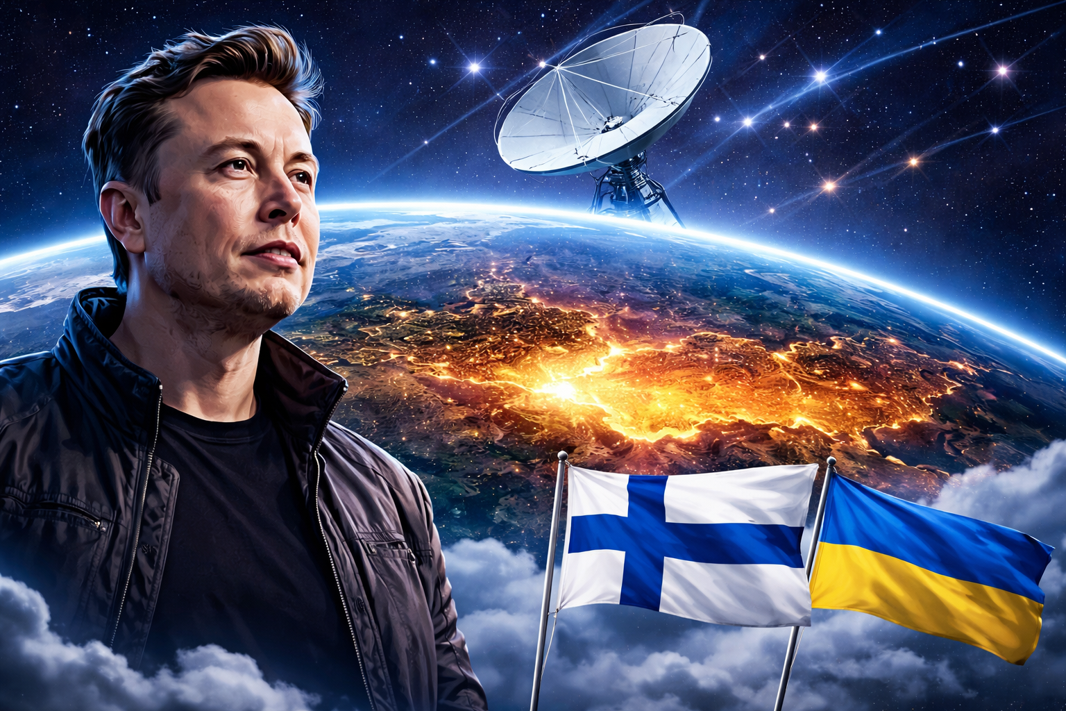 Finland Urges Elon Musk to Expand Starlink Coverage Over Russia to Aid Ukraine