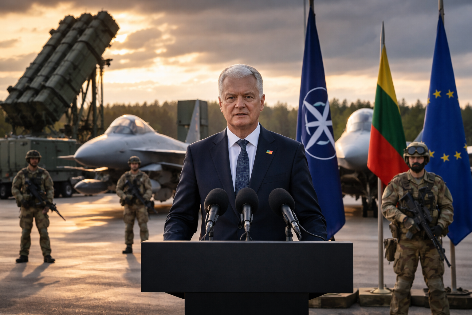 Lithuanian Leader Calls for Enhanced NATO Air Defense Amid Regional Security Concerns