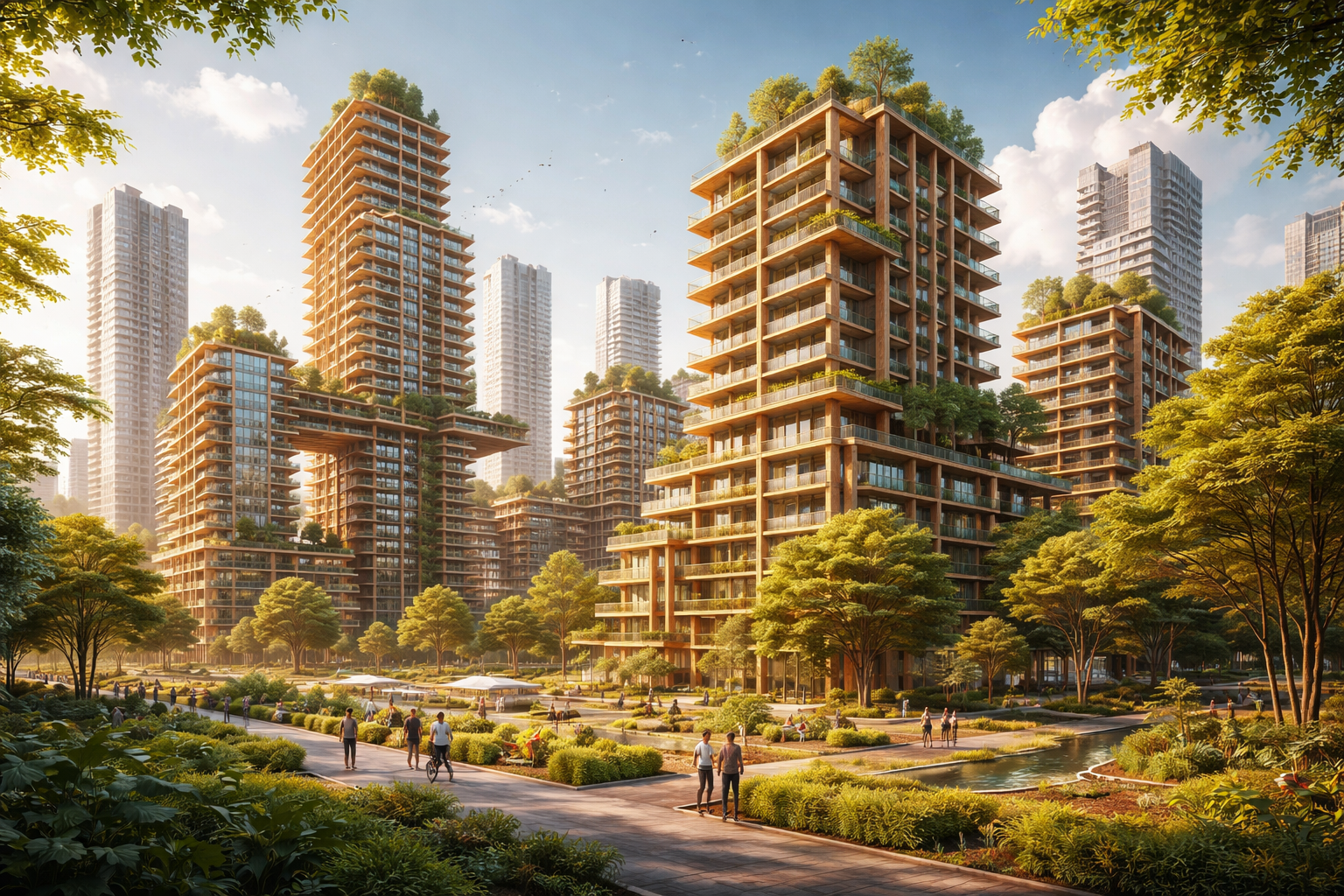 Exploring Timber as a Sustainable Alternative to Concrete in Future City Buildings