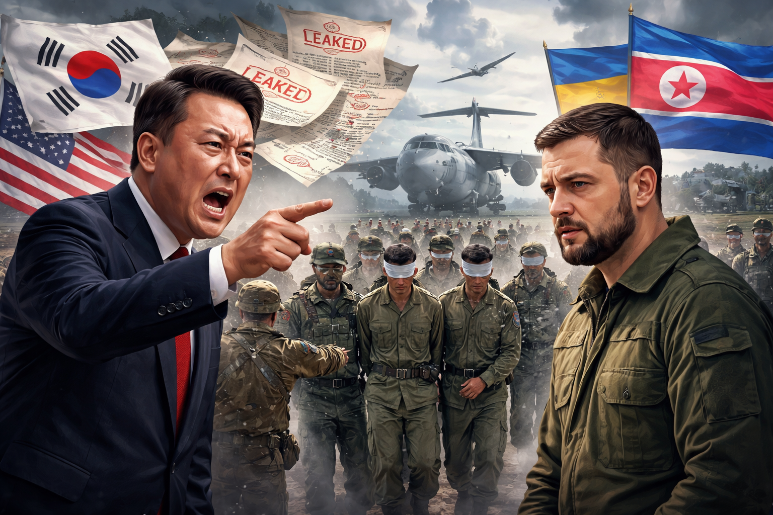 South Korea Demands Apology from Ukraine over Leak of North Korean POW Transfer