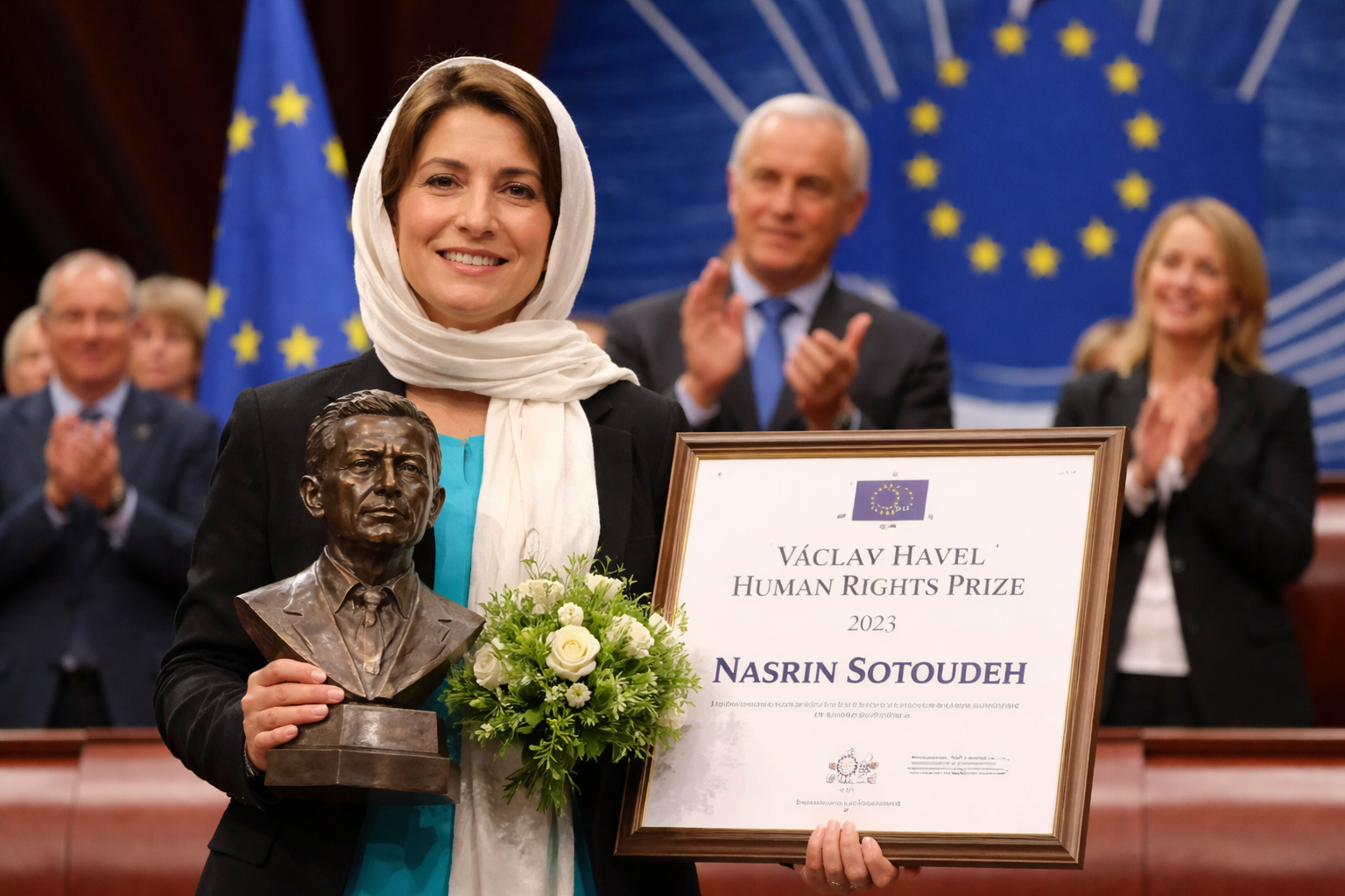 Nasrin Sotoudeh Awarded Council of Europe’s Vaclav Havel Human Rights Prize