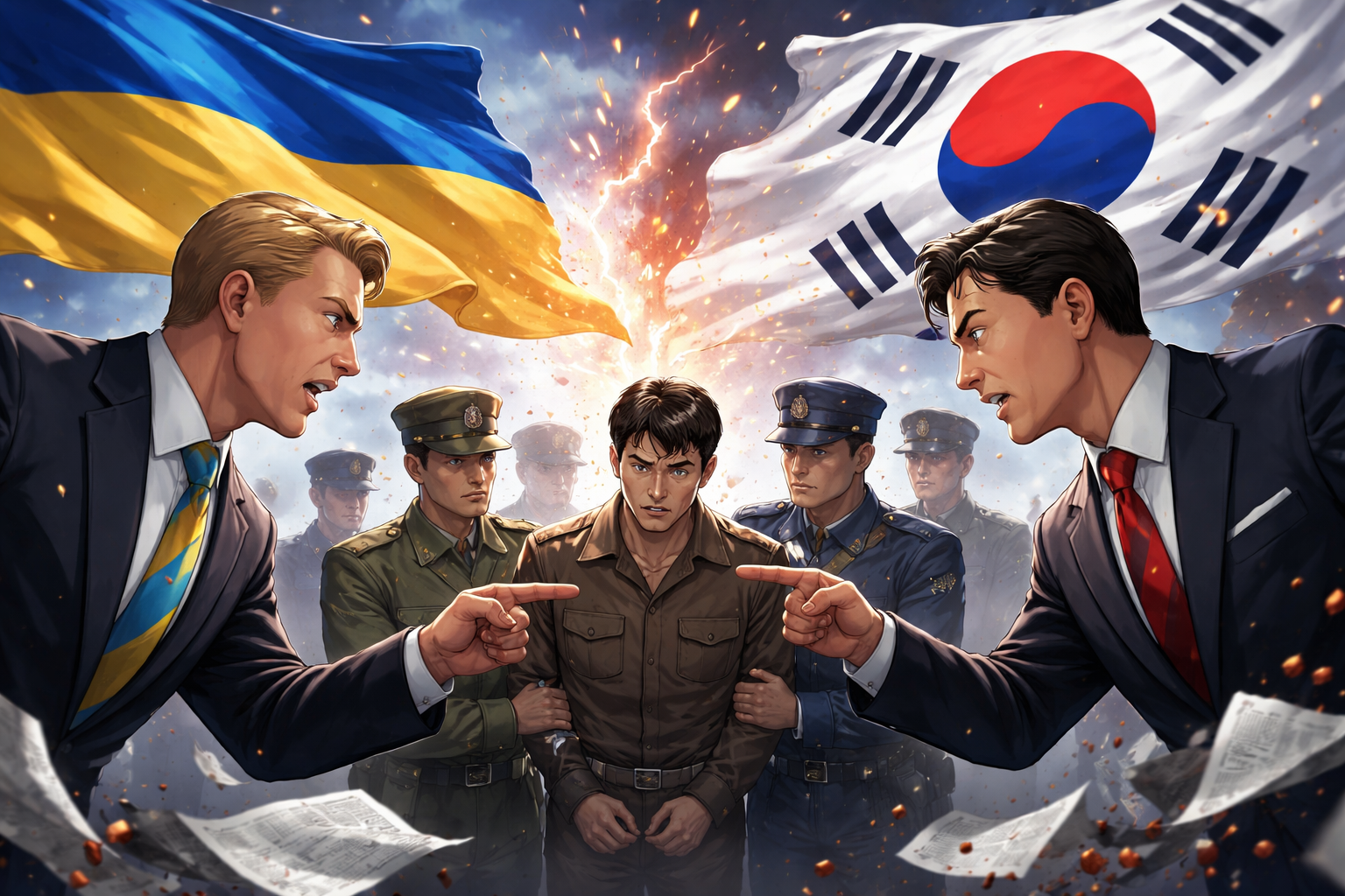Ukraine and South Korea in Diplomatic Dispute Over North Korean Prisoner Transfer