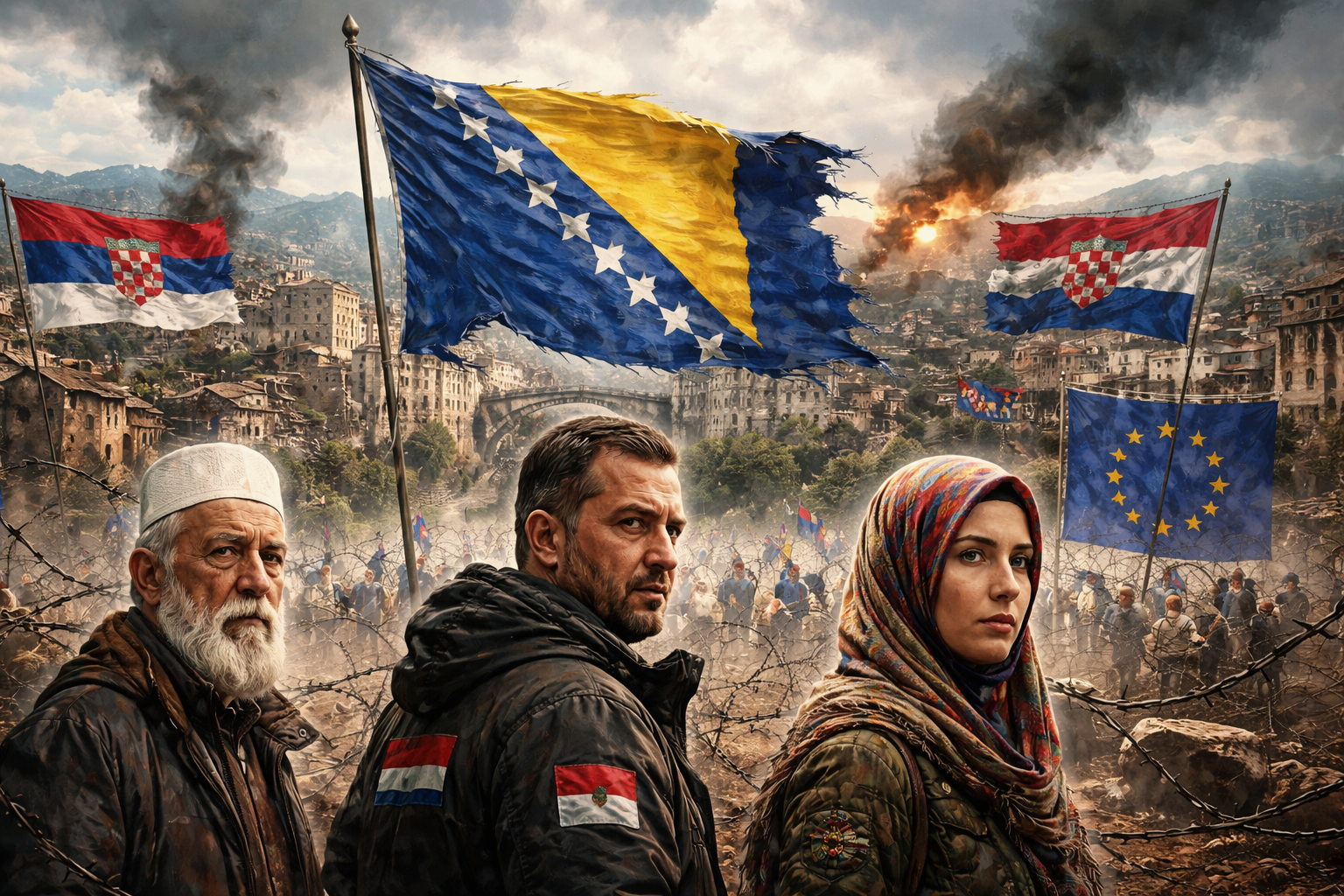 Bosnia and Herzegovina Faces Ethnic Divisions and EU Challenges Three Decades After War