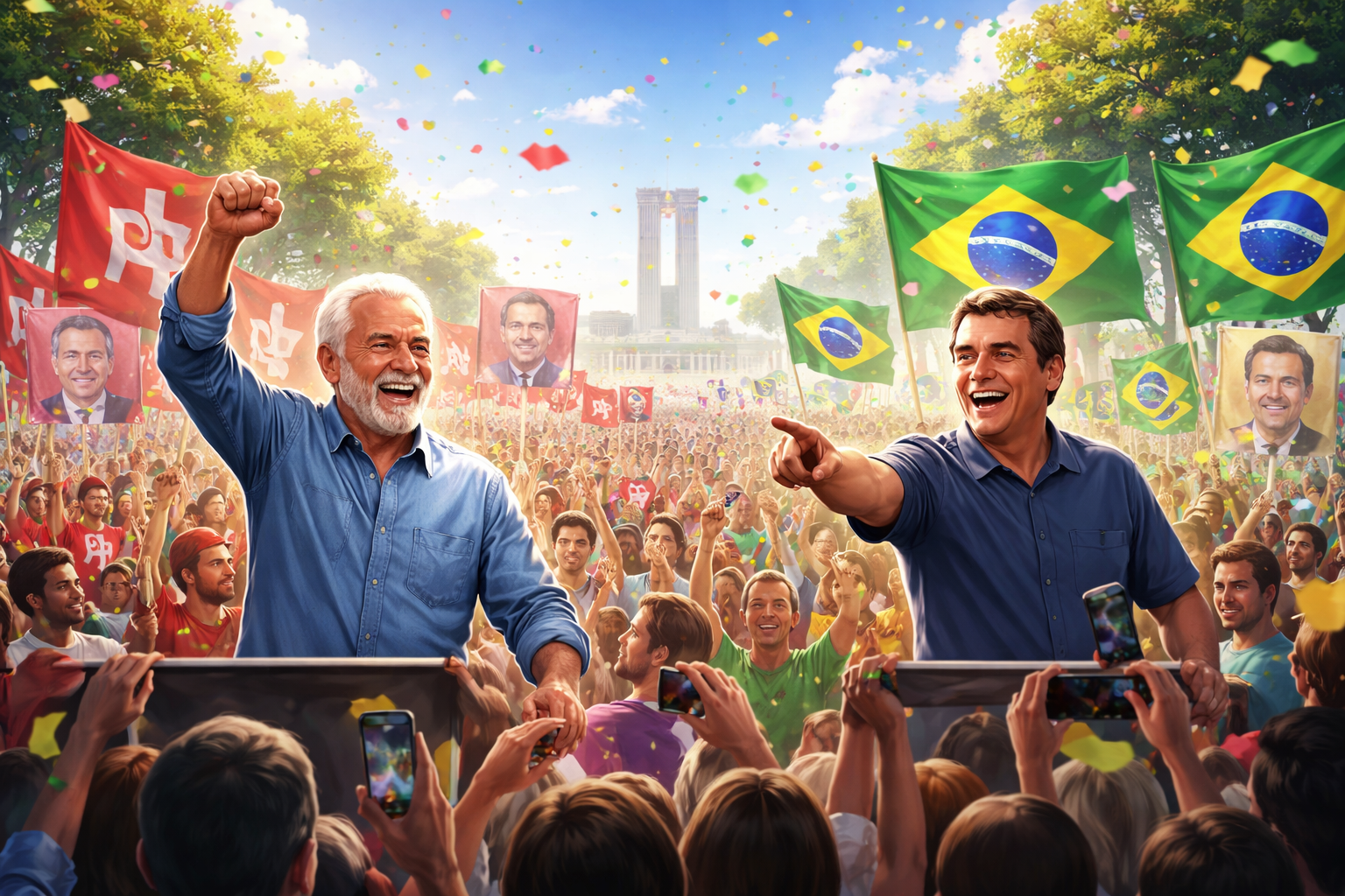 Brazil’s Presidential Election Begins in Closely Contested Race Between Lula and Bolsonaro