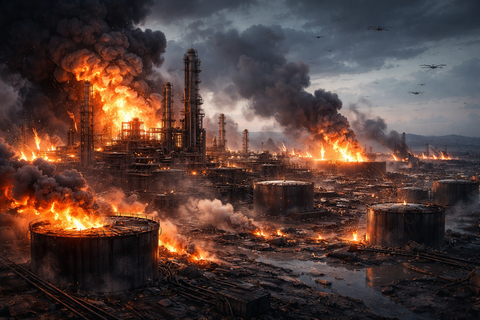 Ukraine Claims Destruction of Over Half Russia’s Oil Refining Capacity Amid Ongoing Conflict