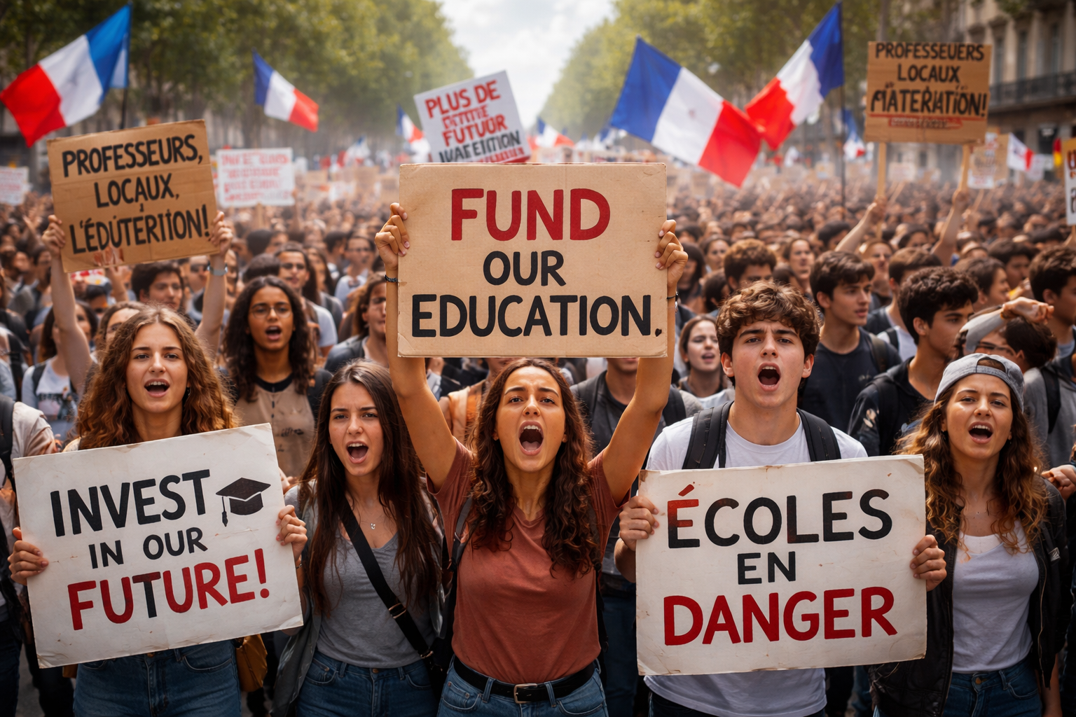 French Student Protests Highlight Urgent Need to Address Education Underfunding