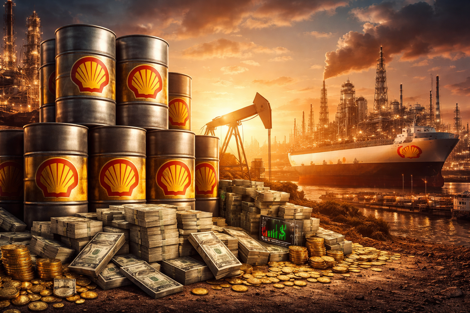 Shell Forecasts Nearly Double Profit Margins Per Barrel Amid Global Fuel Shortages