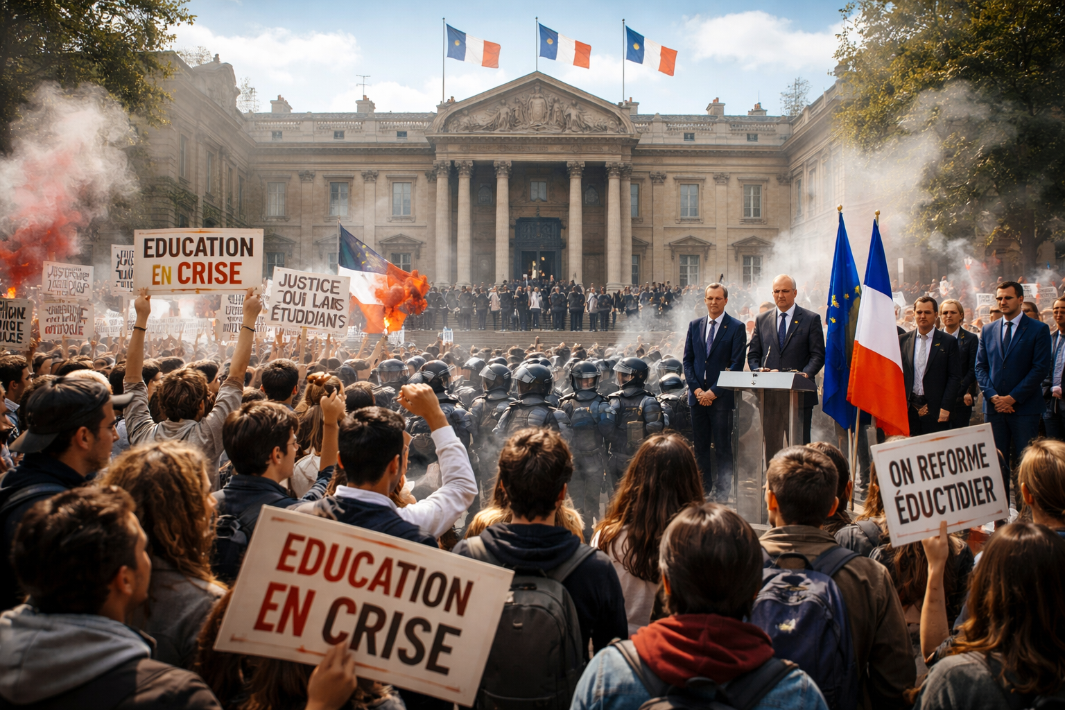 French Government Moves to Address Education Crisis Amid Ongoing Student Protests