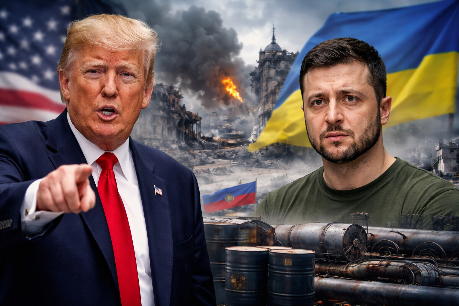 Trump Says Ukraine Needs New Leader After Zelensky Criticizes US-Russia Diesel Deal