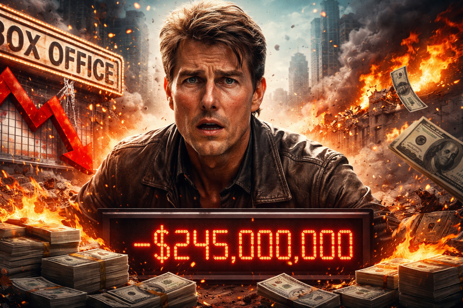 Tom Cruise’s Film Digger Faces $245 Million Loss at the Box Office
