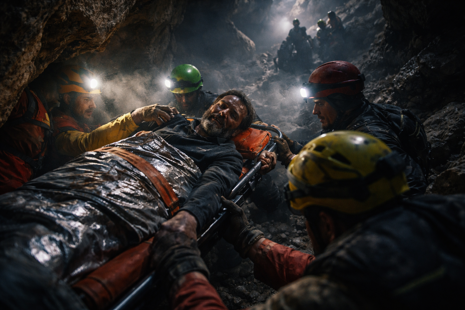 Man Rescued After 26 Hours Trapped in Sardinia Cave Following Rockslide