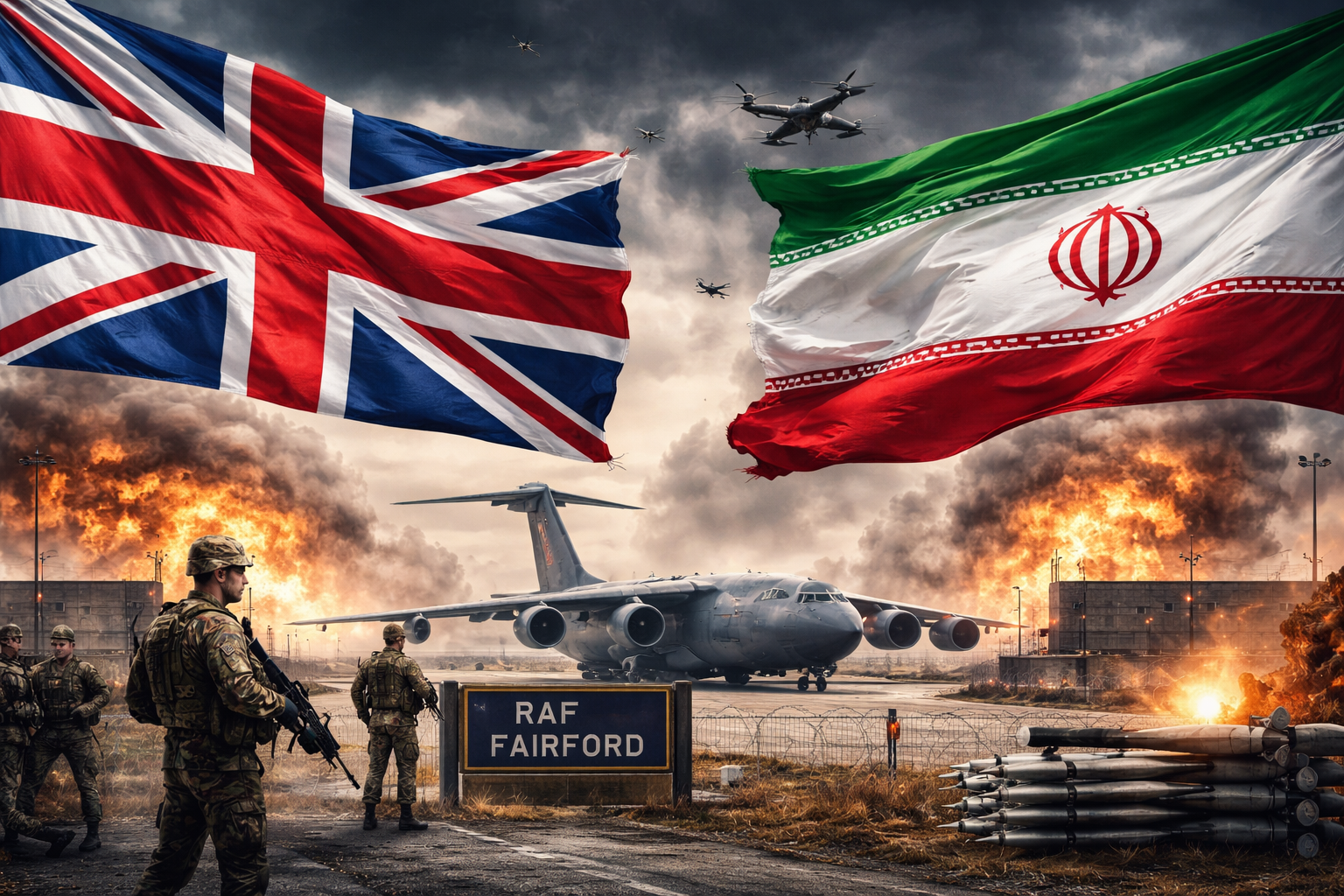 UK Points to Iran for Security Alert Near RAF Fairford, Announces Sanctions