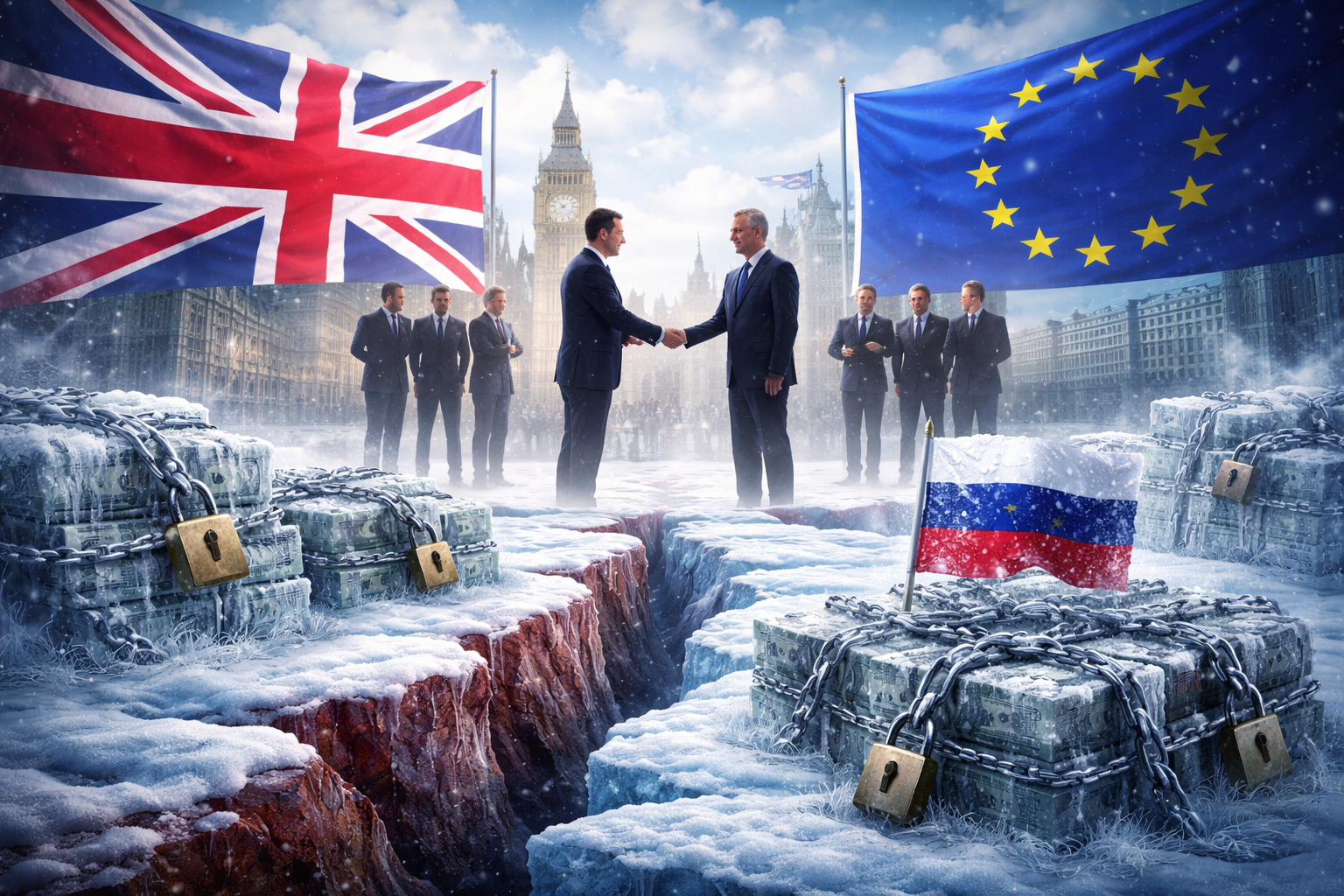 UK Ready to Collaborate with EU on Russian Frozen Assets as Europe Faces Key Decisions