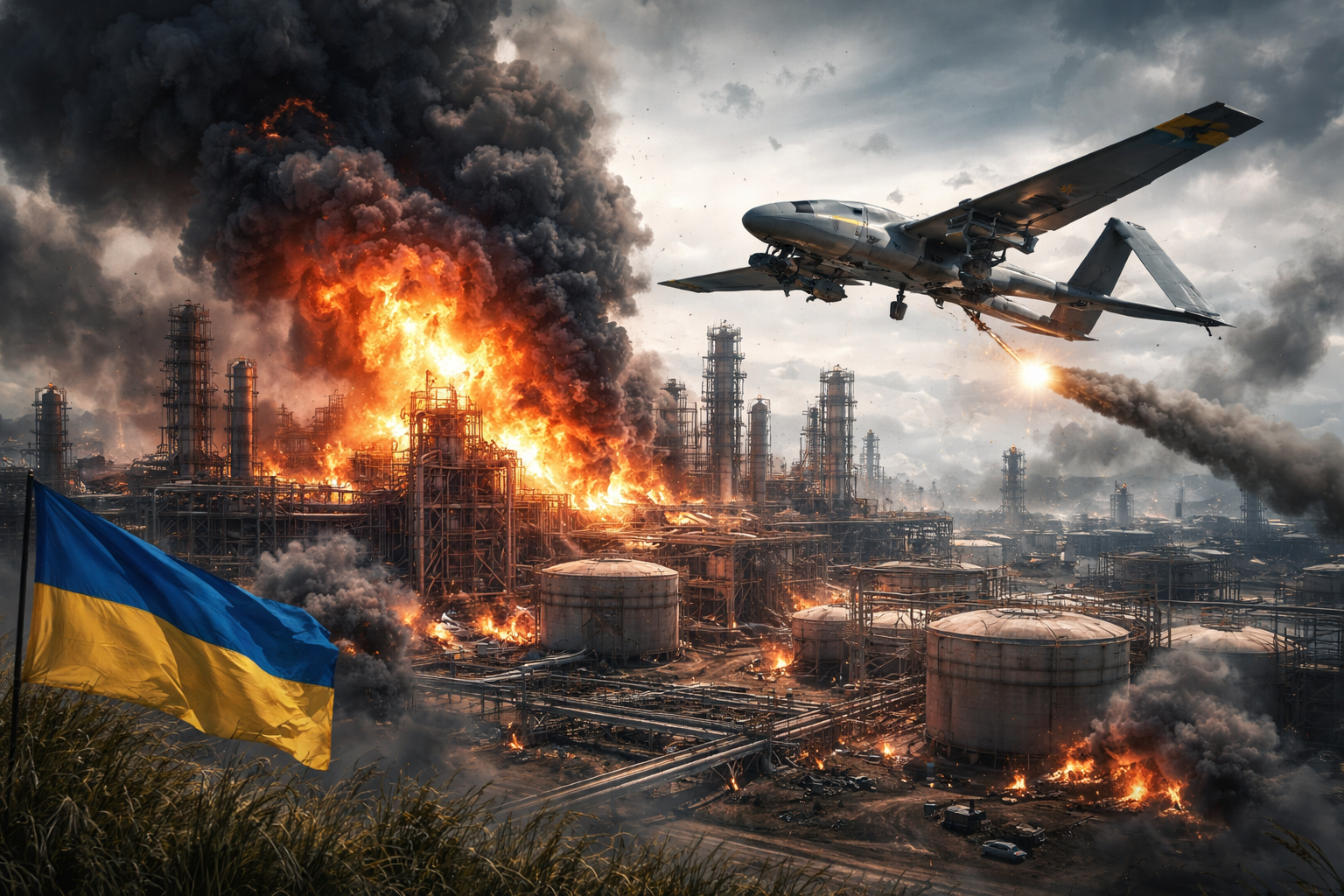 Ukraine Resumes Attacks on Russian Refineries Despite US Calls for Ceasefire
