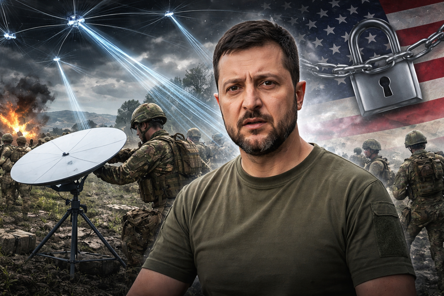 Zelenskyy Says Ukraine’s Military Access to Starlink Service Not Fully Restored Amid U.S. Restrictions