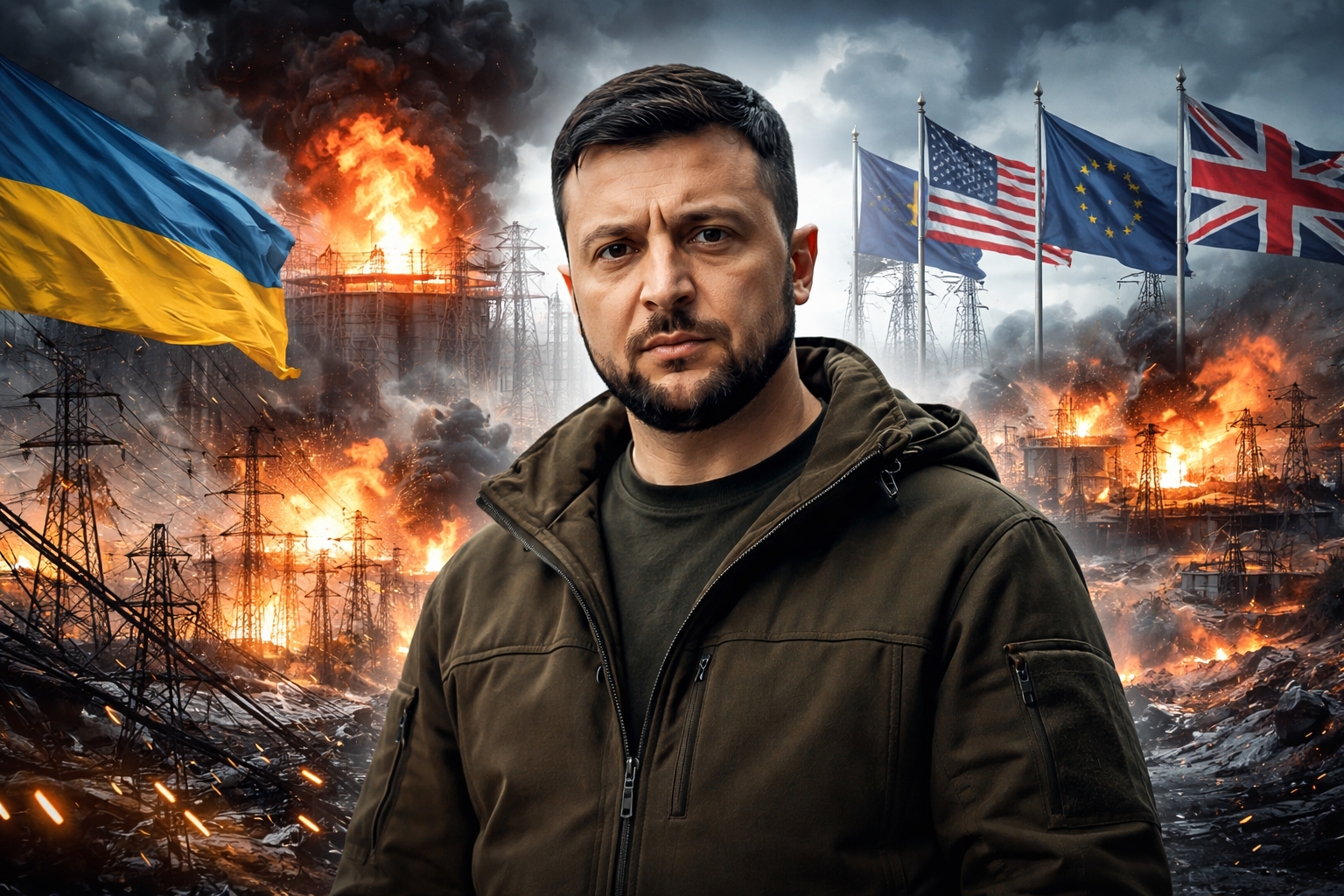 Zelenskyy Calls for Allied Pressure on Russia Following Major Attacks on Ukraine’s Energy Infrastructure