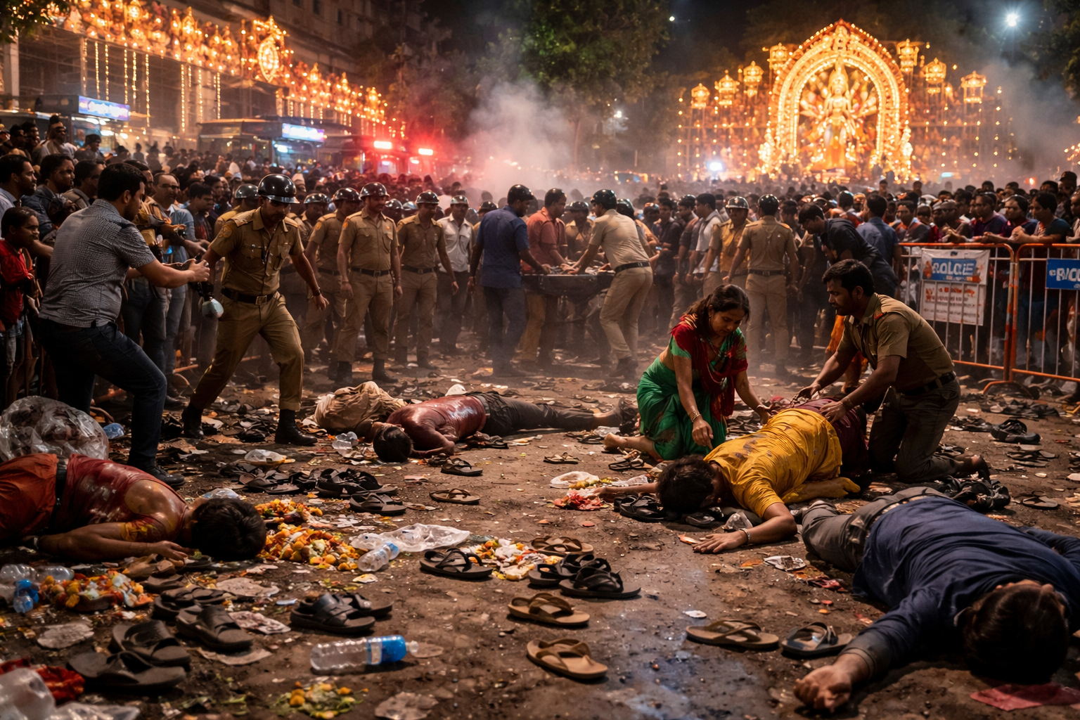 Kolkata Stampede at Durga Puja Kills at Least 19, Authorities Impose Restrictions