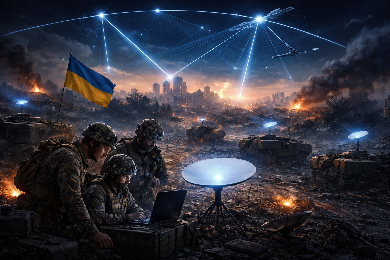 Ukraine’s Critical Reliance on Starlink Satellite Internet Amid War Concerns