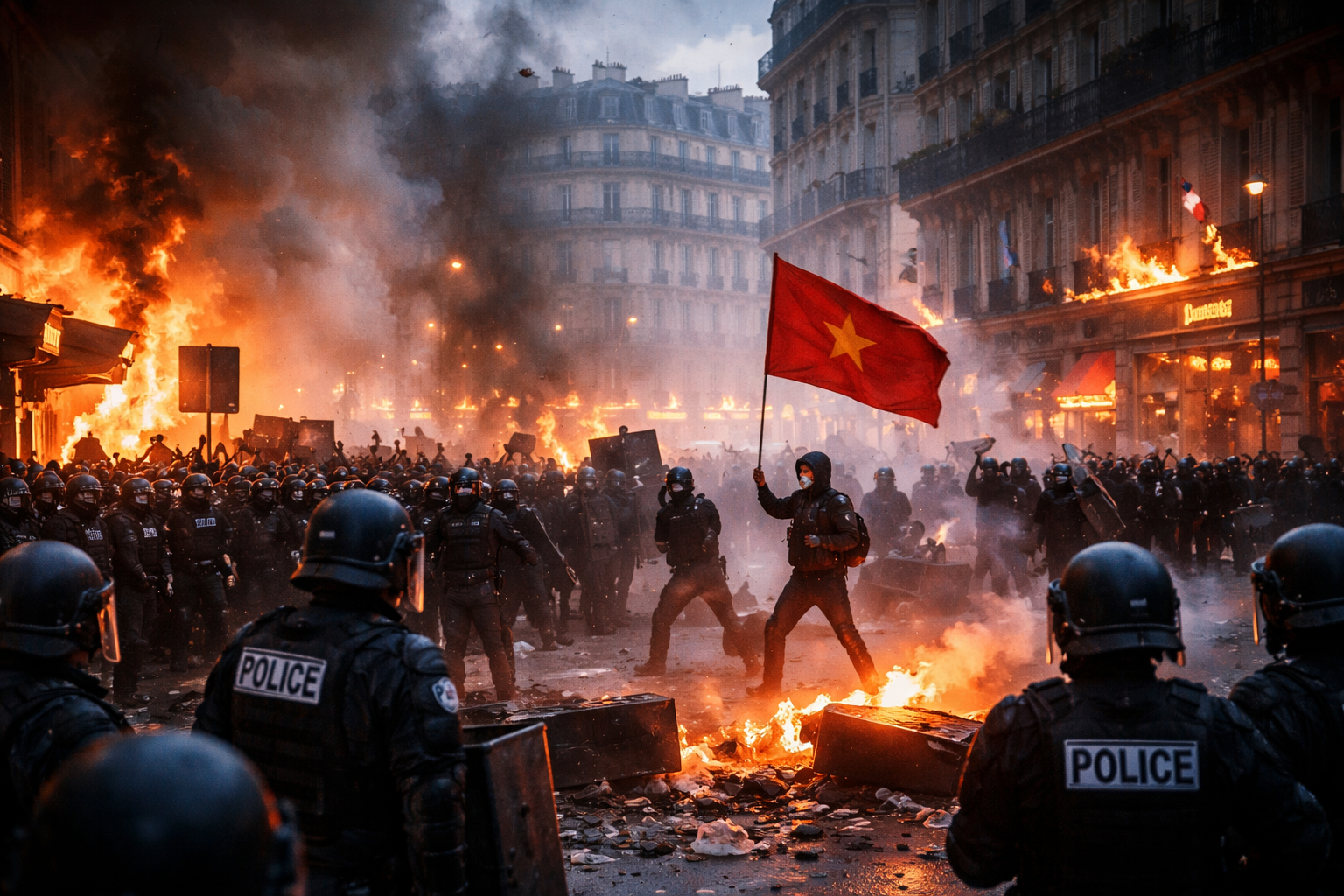 French PM Accuses Far-Left of Fueling Protests as Partial Curfews Are Imposed