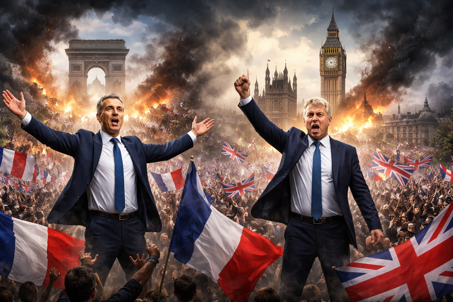 Rightwing Populists Gain Ground by Exploiting Chaos While Promising Stability in France and UK