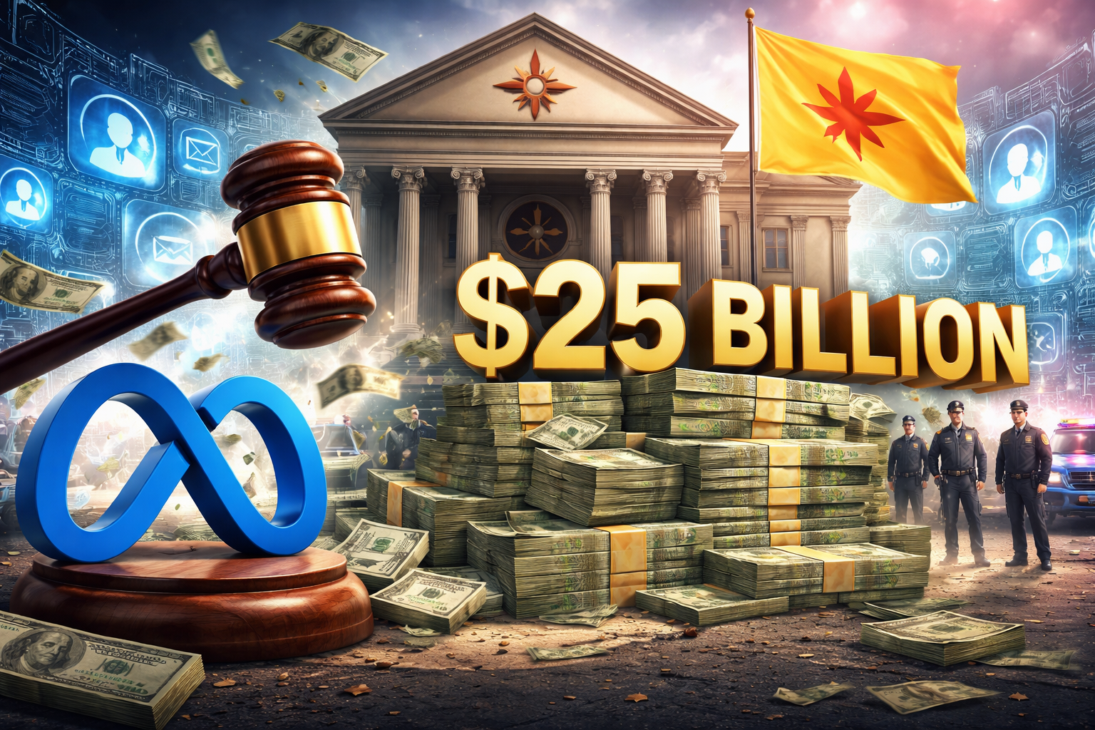 Meta Ordered to Pay $25 Billion Fine for Deceptive User Data Practices in New Mexico