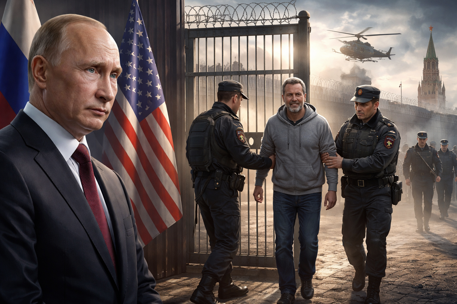 Putin Orders Release of American Detained in Russia Amid Ukraine War Talks