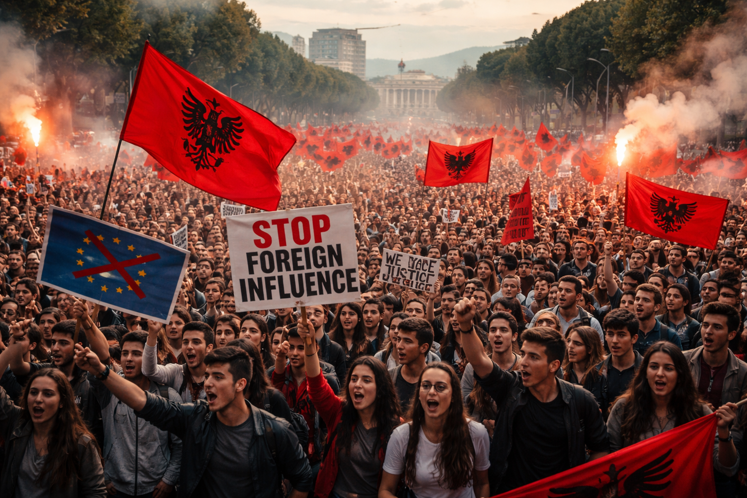 Albania’s Student Protests Intensify Amid Accusations of Foreign Influence