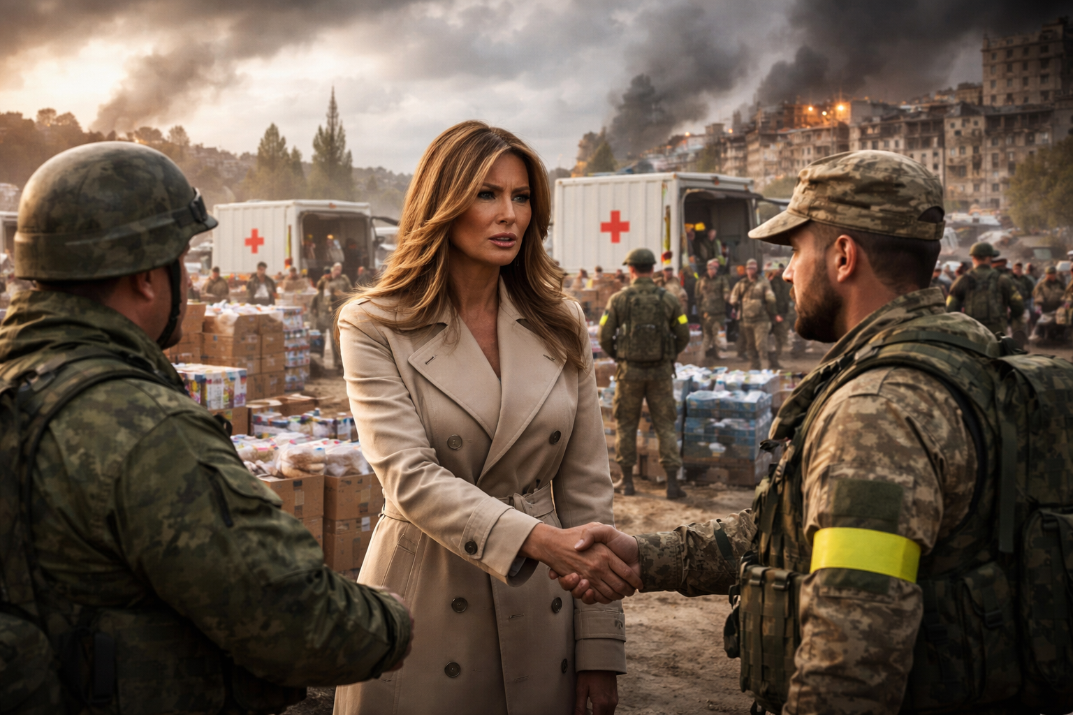 Melania Trump Played Key Role in Ceasefire Deal for Starving Russian-Occupied Oleshky