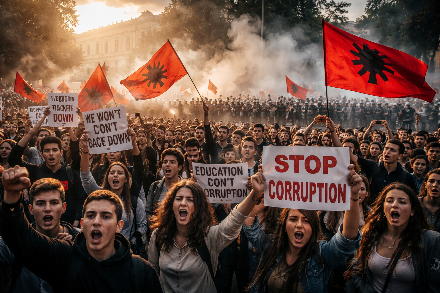 Albania’s Student Protests Grow Amid Corruption Allegations and Government Pushback