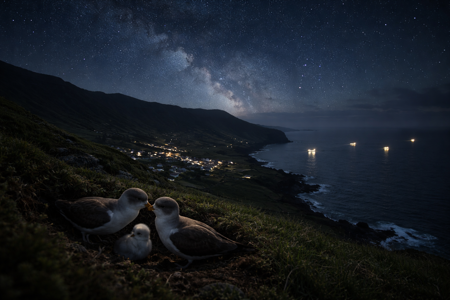 Azores’ Corvo Island Switches Off Lights Annually to Save Endangered Shearwaters