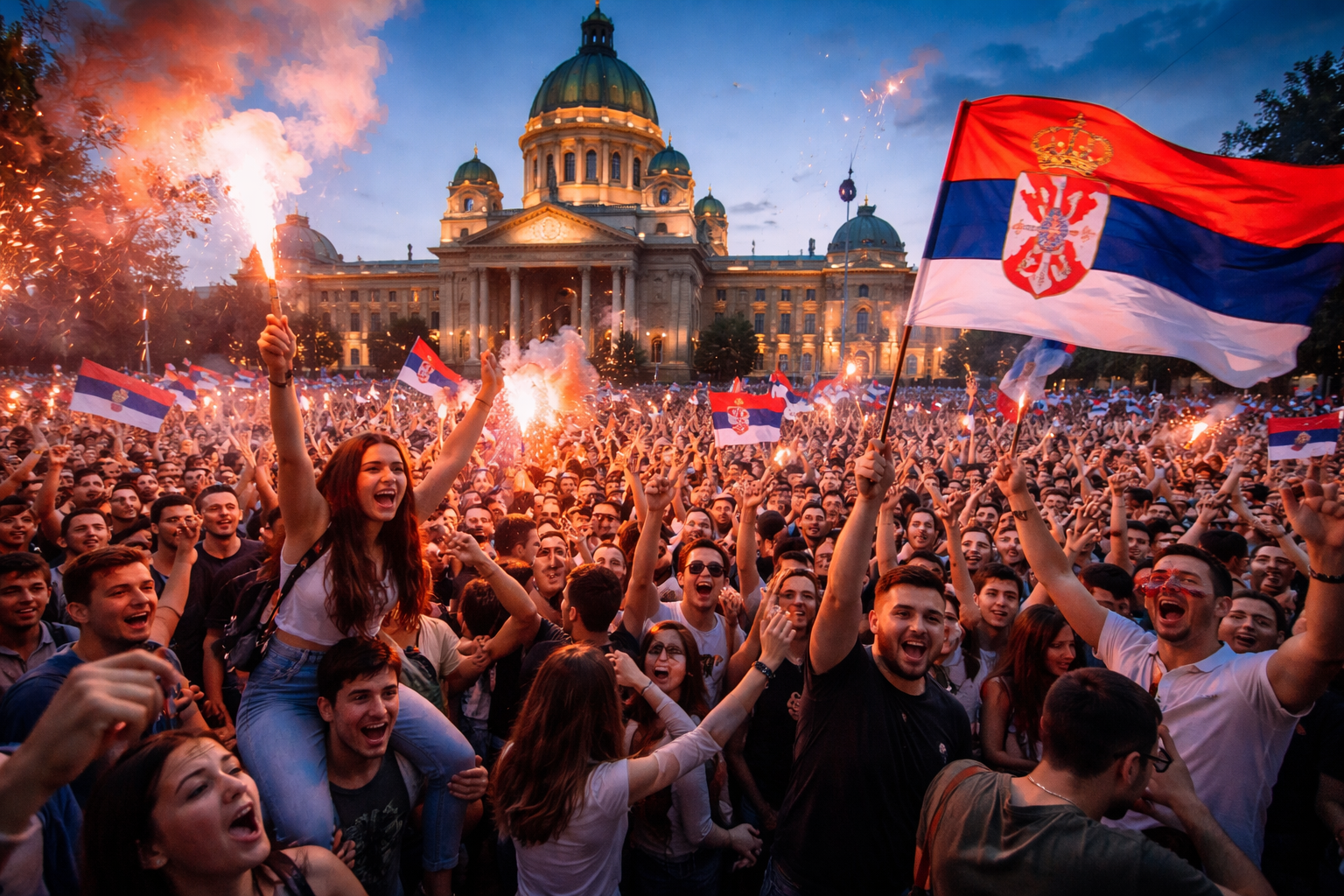 Student Movement Topples Aleksandar Vučić, Sparking Celebrations Across Serbia