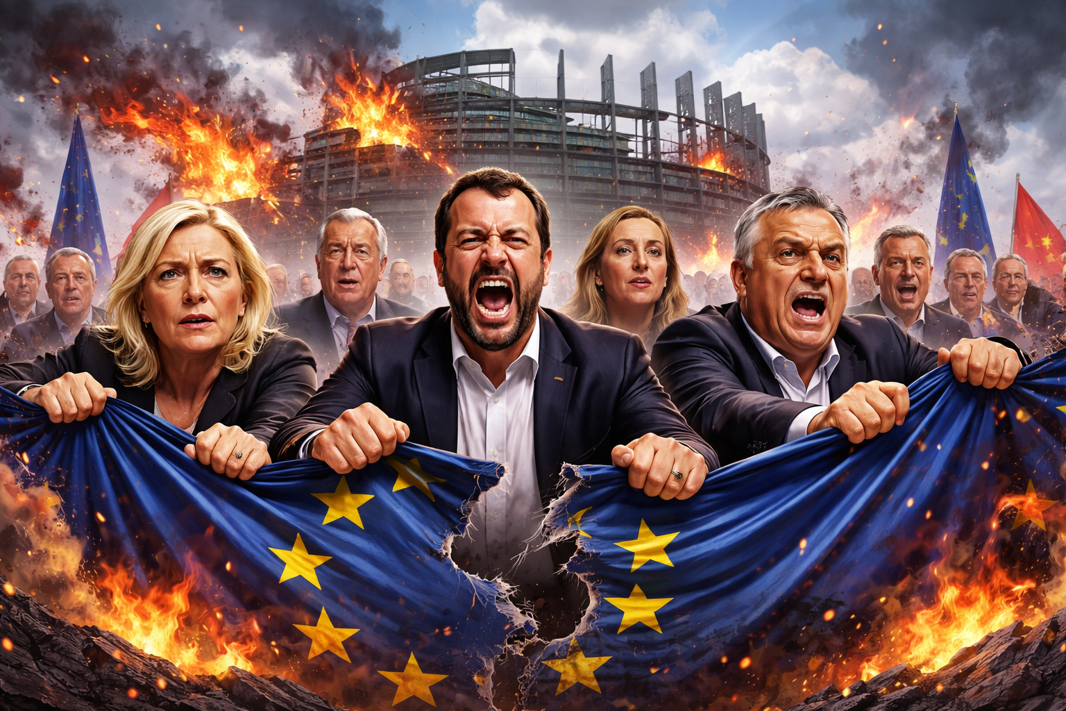 Far-Right Leaders Aim to Weaken EU Institutions, Risking Continental Stability