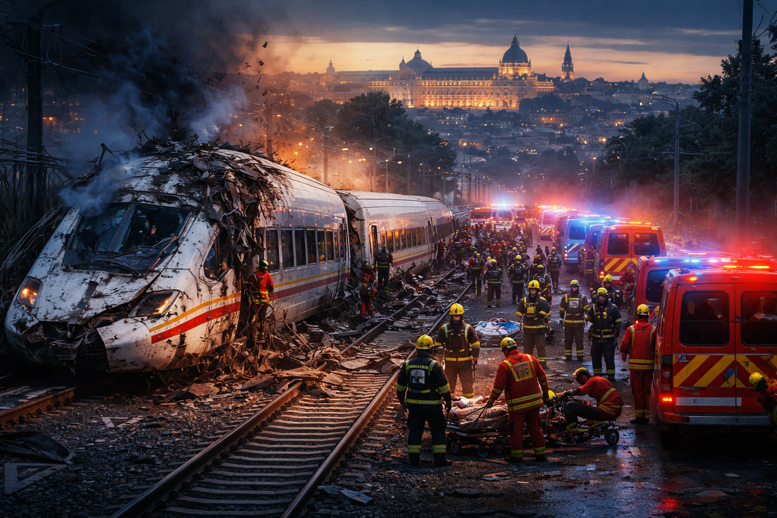 Spain’s High-Speed Train Crash Deepens Political Crisis for Sánchez Ahead of Election